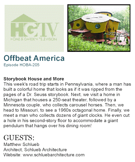 Click here for HGTV program description